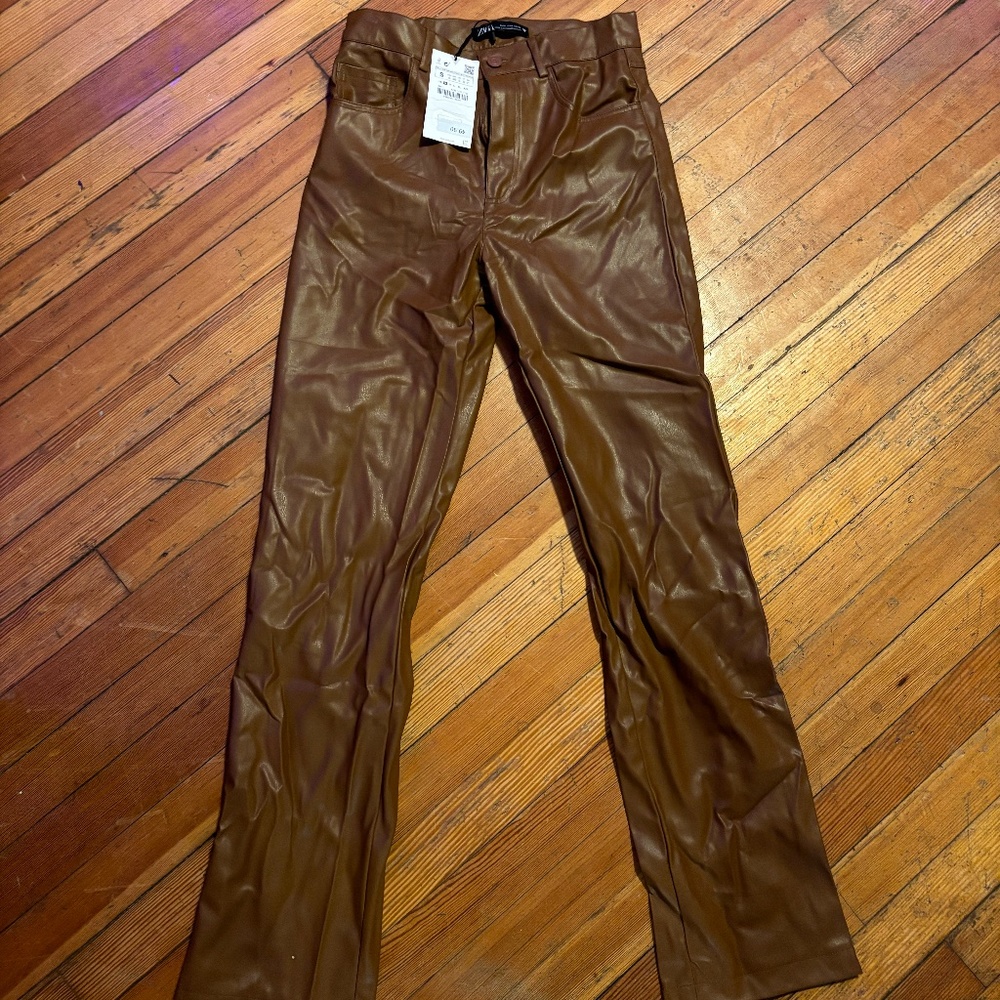 Zara Leather Pants